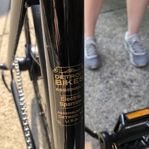 2021 Detroit Bikes E-Sparrow Black