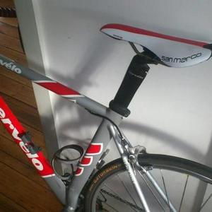 2008 Cervélo Soloist Team Silver or Gray and Red