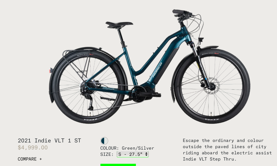2022 Norco Bikes Indie VLT (Electric)