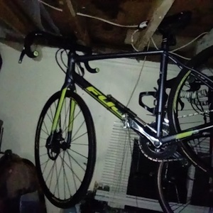 2019 Fuji Sportif Silver, gray or bare metal and Green