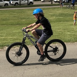 2009 Kona MIG Silver, gray or bare metal and Black