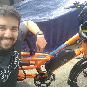 2021 Rad Power Bikes Rad Wagon 4 cargo bike (rear storage) Orange