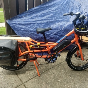 2021 Rad Power Bikes Rad Wagon 4 cargo bike (rear storage) Orange