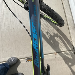 2022 GT Bicycles Aggressor Pro Silver, gray or bare metal