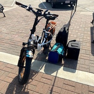 2021 Rad Power Bikes Mini ST White and Orange