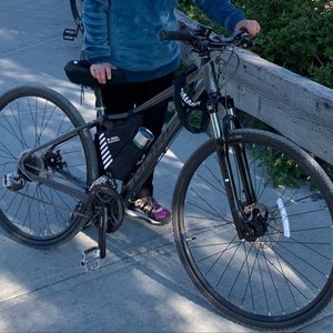 2018 Norco Bikes XFR 4 Black and Silver, gray or bare metal