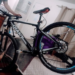 2013 Giant XtC Black, Green, and Silver, gray or bare metal
