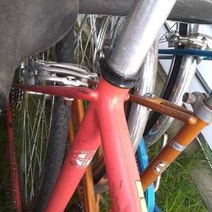 1971 Schwinn Super Sport Pink, Orange, and Red