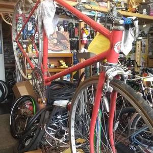 1971 Schwinn Super Sport Pink, Orange, and Red