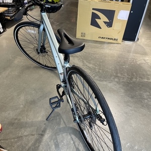 2022 Cannondale Quick Disc 5 Remixte Silver, gray or bare metal and Green
