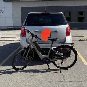 2022 Trek Ebike step through Silver, gray or bare metal