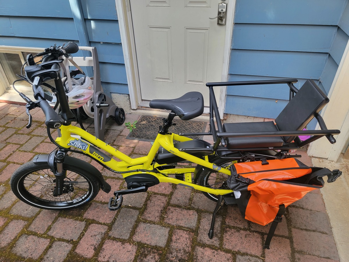 2022 Tern HSD P9 cargo bike (rear storage)