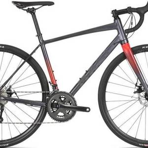 2021 Masi Vincere Tiagra Black, Red, and Silver, gray or bare metal