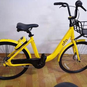 2017 ofo bike share Curved mono tube frame, dockless bike Yellow or Gold