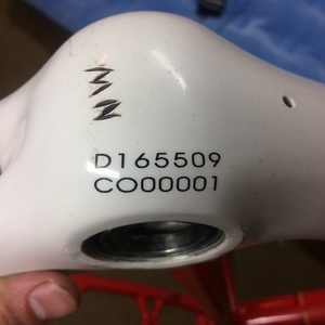 2011 Focus Mares CX White and Red