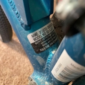 Kent 6061 four bar linkage suspension frame Blue and Green