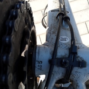 2016 GT Bicycles Mountain bike Silver, gray or bare metal, Blue, and Orange