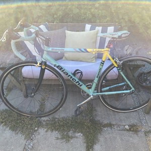 1999 Bianchi Bianchi reparto corse lite alloy Teal and Yellow or Gold