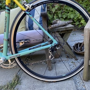 1999 Bianchi Bianchi reparto corse lite alloy Teal and Yellow or Gold
