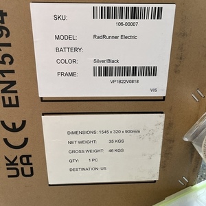 2022 Rad Power Bikes Rad Runner Plus Silver, gray or bare metal