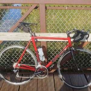 1996 LeMond Tourmalet repainted Red