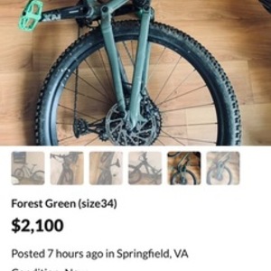 2021 Specialized Stumpjumper Comp Alloy Green