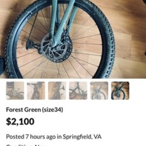 2021 Specialized Stumpjumper Comp Alloy Green