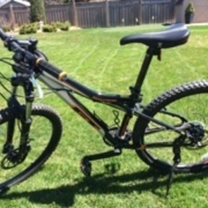 GT Bicycles P1077M150 Black, Silver or Gray, and Orange
