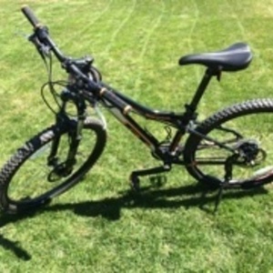 GT Bicycles P1077M150 Black, Silver or Gray, and Orange