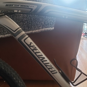 2020 Specialized Hardrock Silver, gray or bare metal and Black