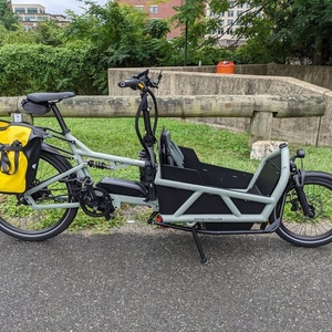 2022 Riese und Müller Load 60 cargo bike (front storage) Silver, gray or bare metal