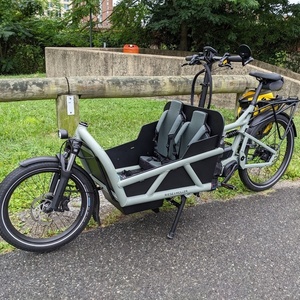 2022 Riese und Müller Load 60 cargo bike (front storage) Silver, gray or bare metal