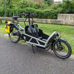 2022 Riese und Müller Load 60 cargo bike (front storage) Silver, gray or bare metal