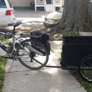 2003 Trek 4300 Silver, gray or bare metal and Black