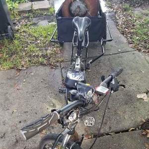 2003 Trek 4300 Silver, gray or bare metal and Black