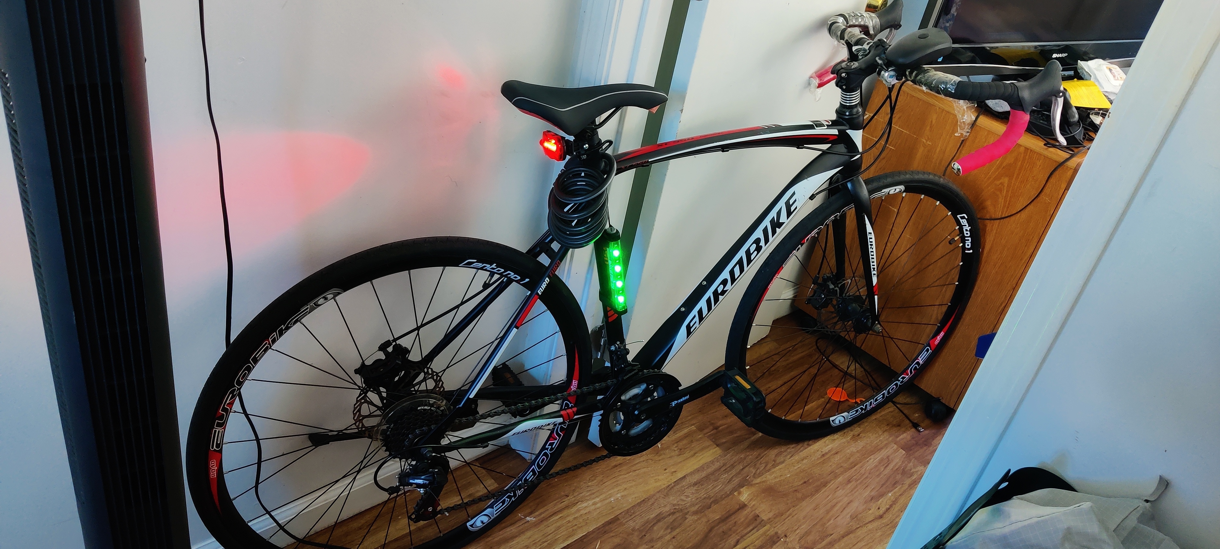 eurobike bikes eurxc550 21 speed road bike 700c wheels road bicycle dual disc brake bicycles