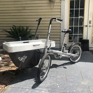 2022 Taga Taga electric tricycle front storage ... cargo bike (front storage) White