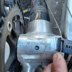 2008 Cannondale System six Black and Silver, gray or bare metal