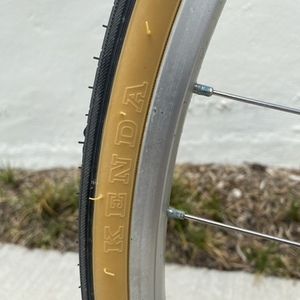 1985 Schwinn World Silver, gray or bare metal