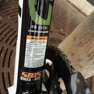 2014 Cannondale Super Six Evo Hi Mod 2 Dura Ace White, Green, and Black