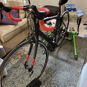 Trek Domane Black and Red