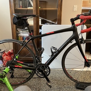 Trek Domane Black and Red