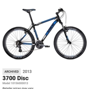 2013 Trek Black and Blue