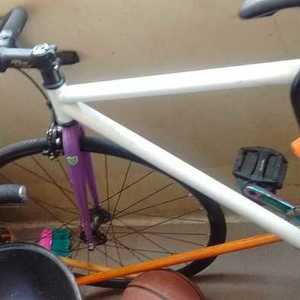 2015 Pake Rum Runner Steel Frame White and Purple