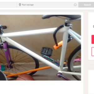 2015 Pake Rum Runner Steel Frame White and Purple