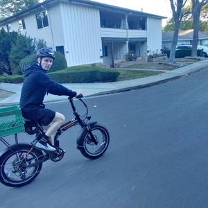 2019 Rad Power Bikes RadMini Step Over Black and Orange