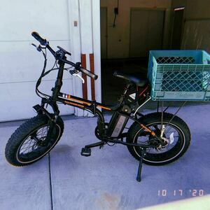 2019 Rad Power Bikes RadMini Step Over Black and Orange
