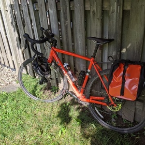 2019 Trek Checkpoint ALR 4 Orange, Black, and White