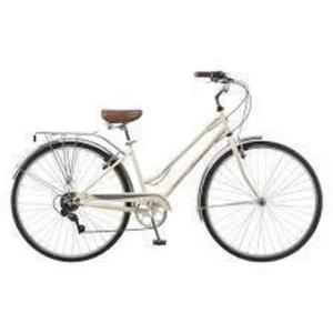 2016 Schwinn Women's Gateway 28" 700c Hybrid Bike-- Cream Brown and Yellow or Gold