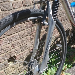 2003 Trek 7300 Silver, gray or bare metal